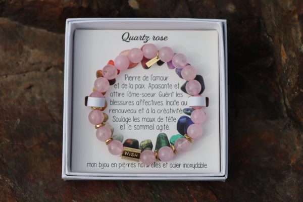 Bracelet Quatz rose