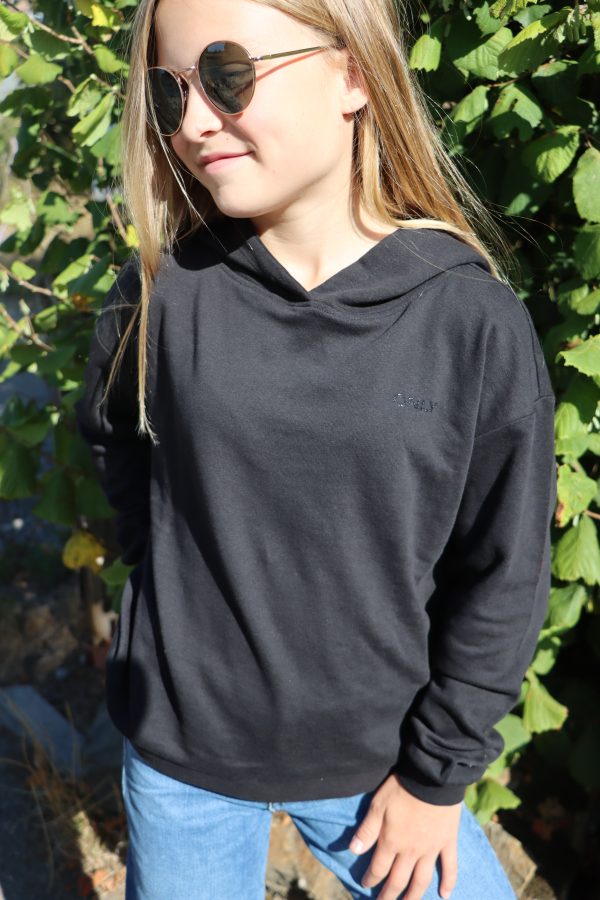 Pull à Capuche Noir – Image 3